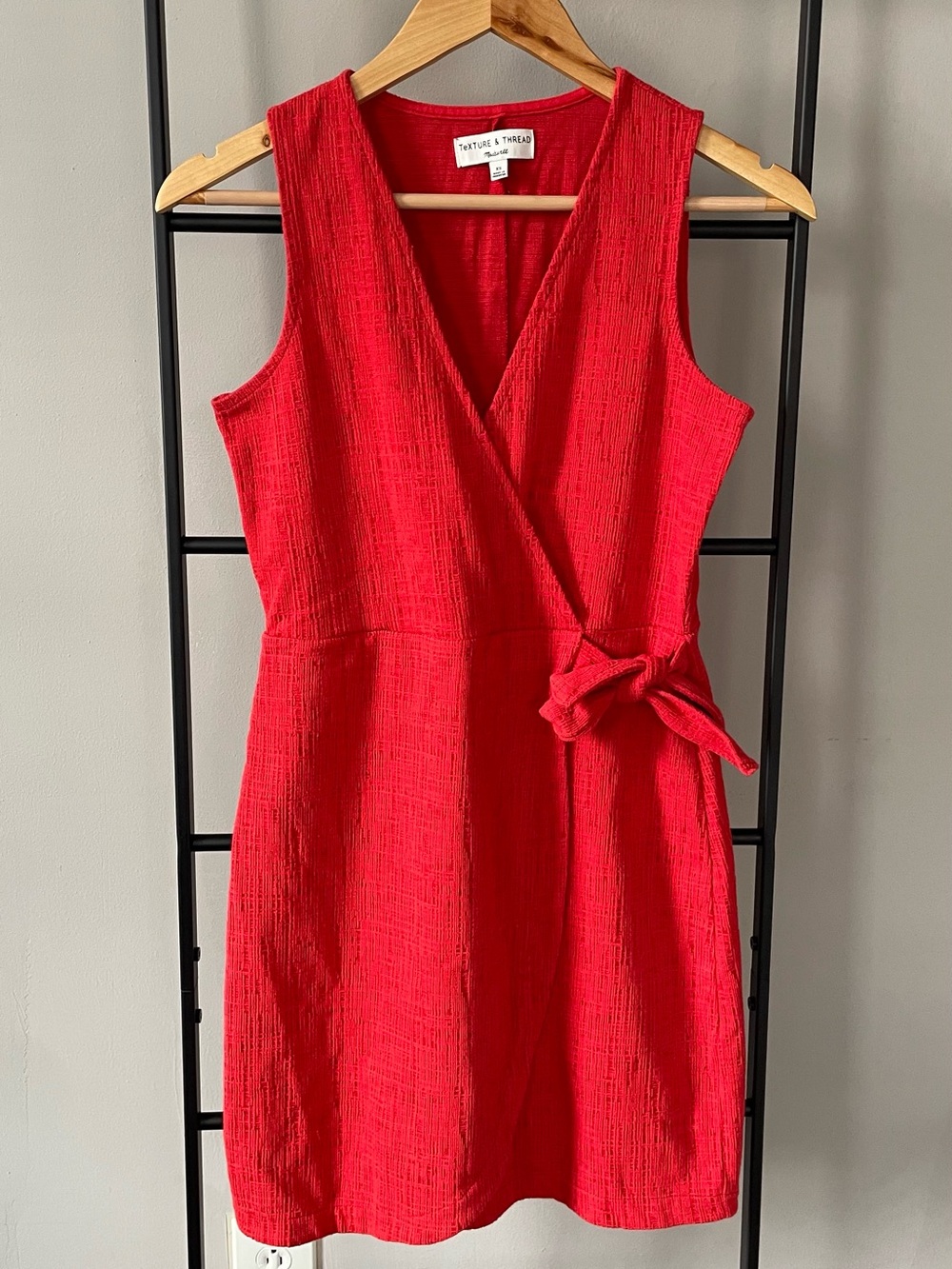 Madewell Red Wrap Dress